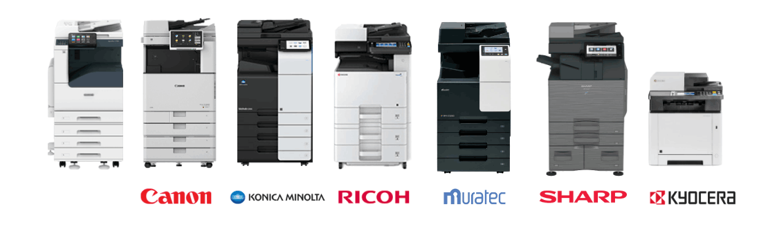 FUJIFILM / Canon / KONICA MINOLTA / RICOH / Muratec / SHARP / KYOCERA